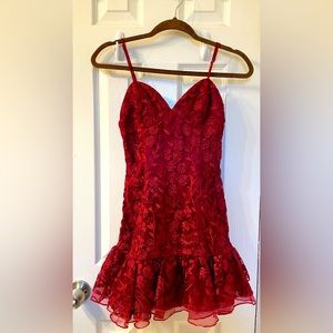 Lulus Red Cocktail dress size XS